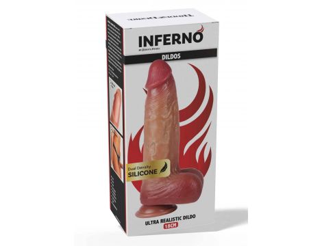 Dildo realistyczne Inferno Hidden Desire silikonowe 23 cm - 2