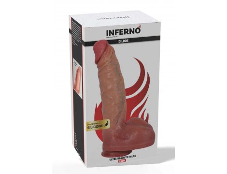 Dildo ultrarealistyczne Inferno Hidden Desire silikonowe 31 cm z przyssawką - 5