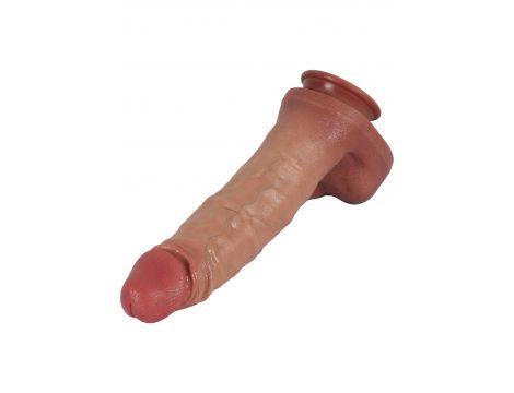 Dildo ultrarealistyczne Inferno Hidden Desire silikonowe 31 cm z przyssawką - 6