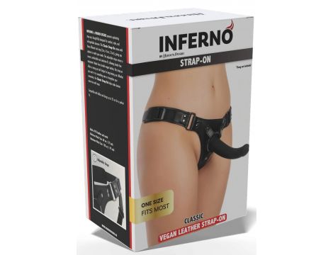 Uprząż strap on Classic Hidden Desire z wymiennymi pierścieniami - 3