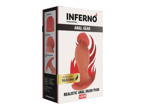 Realistyczny korek analny silikonowy Hidden Desire 10 cm - 2