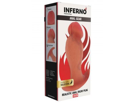 Realistyczny korek analny silikonowy Hidden Desire 16 cm - 4