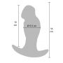 Realistyczny korek analny silikonowy Hidden Desire 16 cm - 3