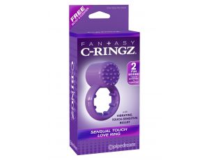 Pierścień-SENSUAL TOUCH LOVE RING PURPLE