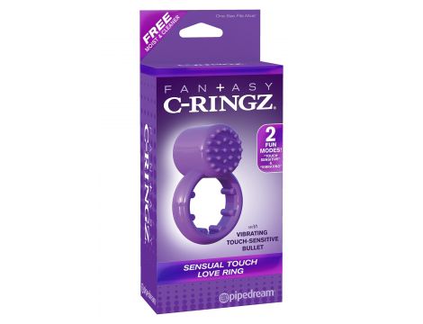 Pierścień-SENSUAL TOUCH LOVE RING PURPLE