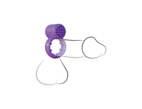 Pierścień-SENSUAL TOUCH LOVE RING PURPLE - 2