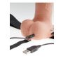 9inch Hollow Recharge Strap On Light skin tone - 3