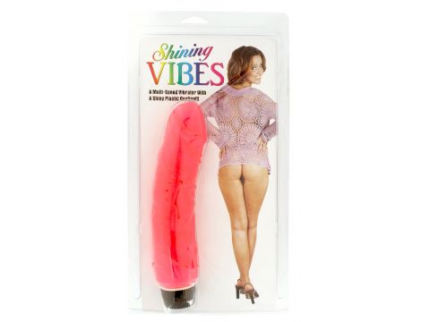 Jelly Glitter Vibrator Pink
