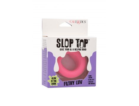 Pierścień erekcyjny silikonowy Slop Top Filthy Luv Calexotics różowy - 2