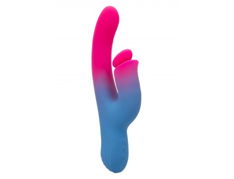 Wibrator króliczek Calexotics thrusting niebieski USB 14 cm