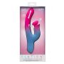 Wibrator króliczek Calexotics thrusting niebieski USB 14 cm - 3