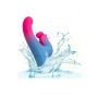 Wibrator króliczek Calexotics thrusting niebieski USB 14 cm - 7