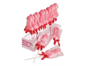 Willie Lollipop Display 24 Pcs Pink