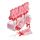 Willie Lollipop Display 24 Pcs Pink