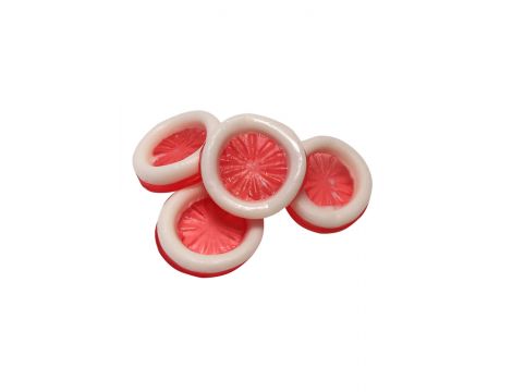 Prezerwatywy cukierkowe Gummy białe - 3