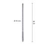 Sonda uretralna żebrowana Steel Power Tools srebrna 10 mm 24 cm - 4