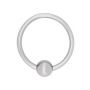 Pierścień Acorn Ring stal nierdzewna srebrny 30 mm - 2
