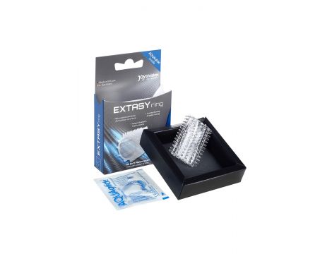 Nakładka Extasy Ring JoyDivision przezroczysta TPE 4.5 cm - 3