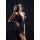 Strappy Lace Babydoll & String Black