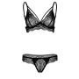 Komplet bielizny z otwartym krokiem Daring Intimates czarny S/M - 6