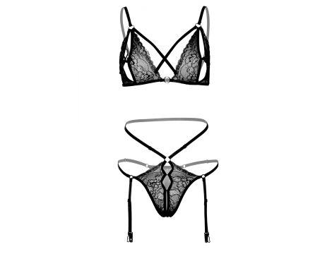 Komplet bielizny peek a boo Daring Intimates czarny L XL - 5