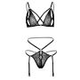 Komplet bielizny peek a boo Daring Intimates czarny L XL - 6