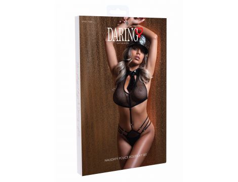 Naughty Police Roleplay Set Black - 6