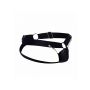 Jockstrap łańcuchowy MOB Eroticwear czarny ze skóry ekologicznej - 2