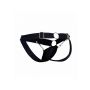 Jockstrap łańcuchowy MOB Eroticwear czarny ze skóry ekologicznej - 4