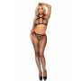 Bodystocking siateczkowy z cyrkoniami Leg Avenue czarny - 3