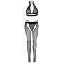 Bodystocking siateczkowy z cyrkoniami Leg Avenue czarny - 6