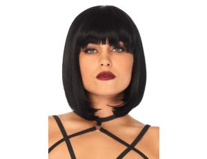 Short natural bob wig Black