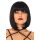 Short natural bob wig Black
