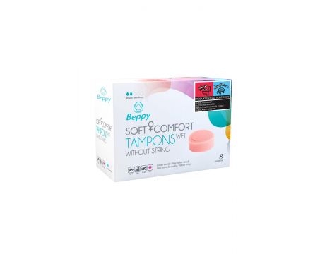 Tampony Beppy Soft Comfort Wet 8 sztuk naturalne - 4