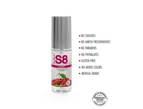 Lubrykant smakowy S8 wiśniowy 50 ml - 2