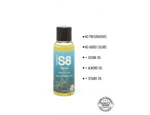 S8 Massage Oil Box 3x 50ml Multi flavour