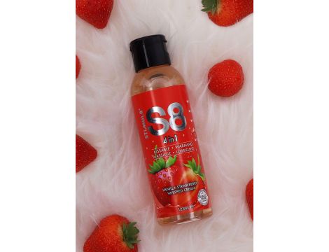 Lubrykant 4w1 deserowy Stimul8 S8 truskawkowy 125ml - 3