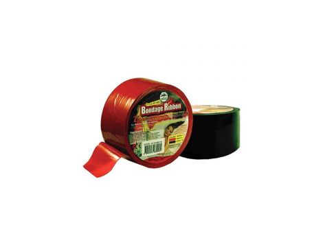 BONDAGE RIBBON 5CM/18MTR RED