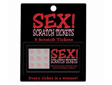 SEX! SCRATCH TICKETS
