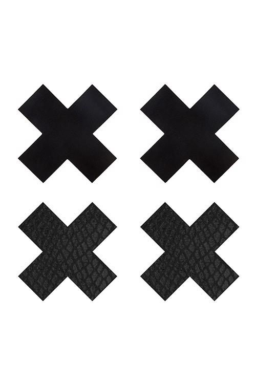 PEEKABOO PASTIES CLASSIC BLACK X