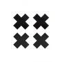 PEEKABOO PASTIES CLASSIC BLACK X - 2