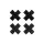 PEEKABOO PASTIES CLASSIC BLACK X