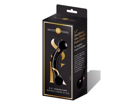 SECRET KISSES 5.5" HANDBLOWN DOUBLE ENDED DILDO - 2