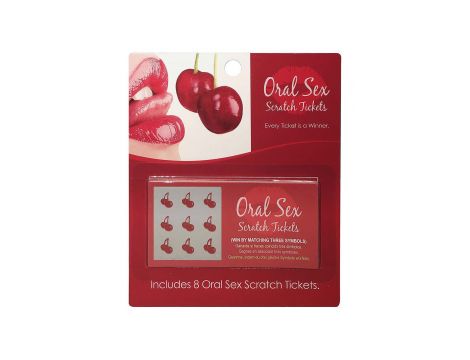 ORAL SEX SCRATCH TICKETS