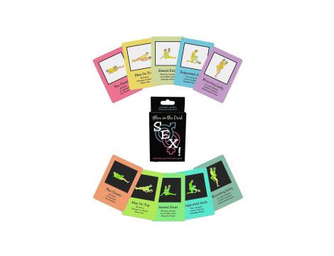 GLOW-IN-THE-DARK SEX! CARDS - 2