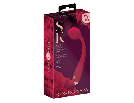 SECRET KISSES ROSEGASM LONG STEM VIBRATING ROSE - 3
