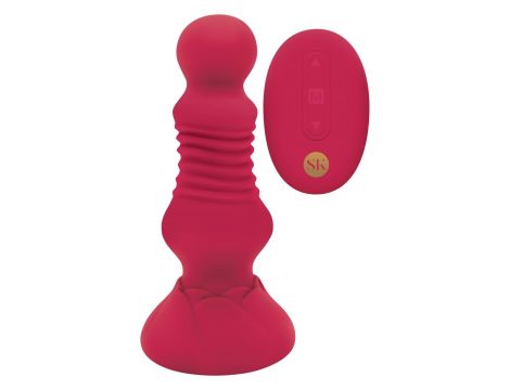 SECRET KISSES REMOTE THRUSTING ROSEBUD BUTTPLUG - 4
