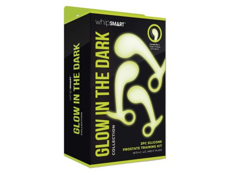 WHIPSMART 3 PCS GLOW IN THE DARK PROSTATE TRAINING KIT - 2