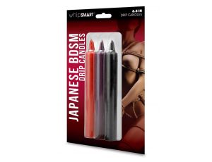 WHIPSMART 6.5 INCH JAPANESE BONDAGE DRIP CANDLES 3  PCS