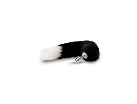 WHIPSMART 3 INCH METAL PLUG WITH 14" BLACK INDIGO FOX TAIL - 3